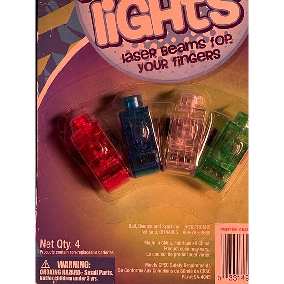 4~Multicolors Finger Lights Laser Beams For Your Fingers - Picture 2 of 3
